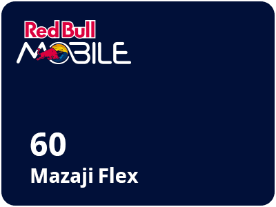 Red Bull Mazaji 60 Recharge Card