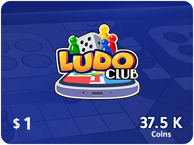 Ludo Club Card $1 - 37.5k Coins