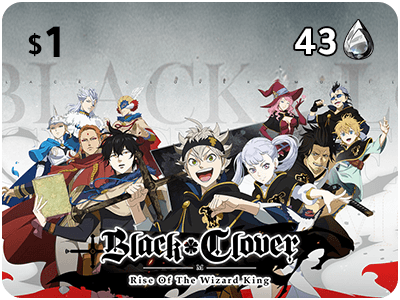 بلاك كلوفر موبايل دولار1 - 43 Black Crystals